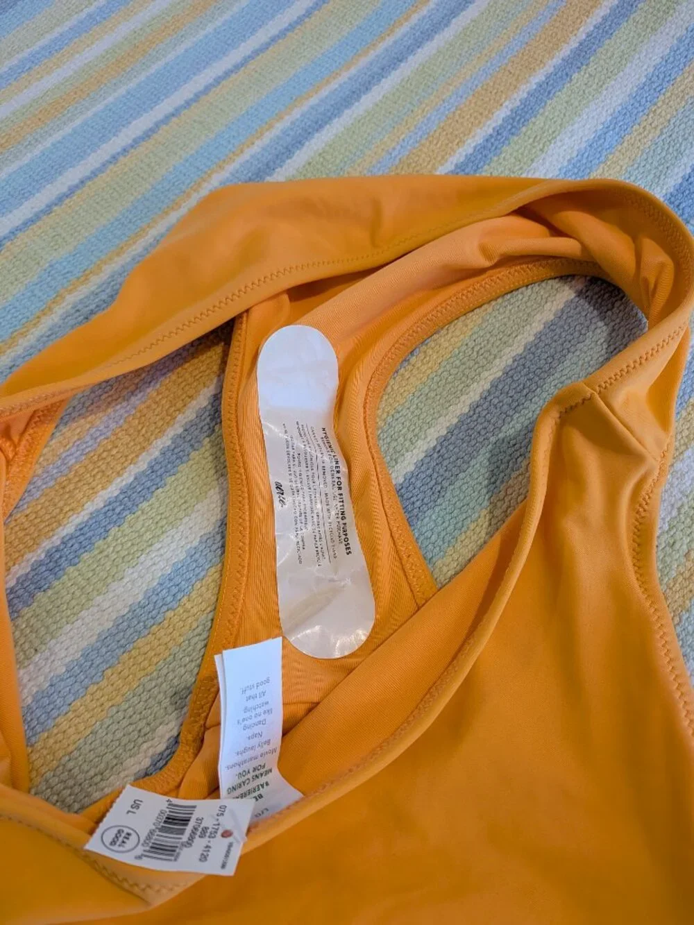 ⭐ NEW NWT Aerie Orange Bikini Bottoms Size Large